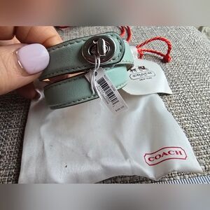Coach Wrap Bracelet Aqua